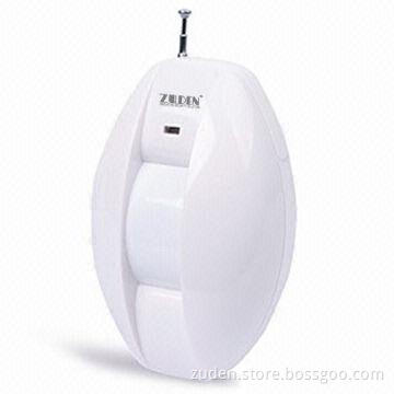 Wired mini curtain PIR motion detector with fan-sharp detecting area, NC or NO alarm output